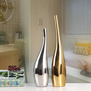 Gold Plating Ceramic Vases