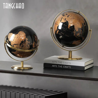 Vintage Map Desk Globe