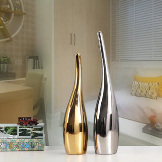 Gold Plating Ceramic Vases